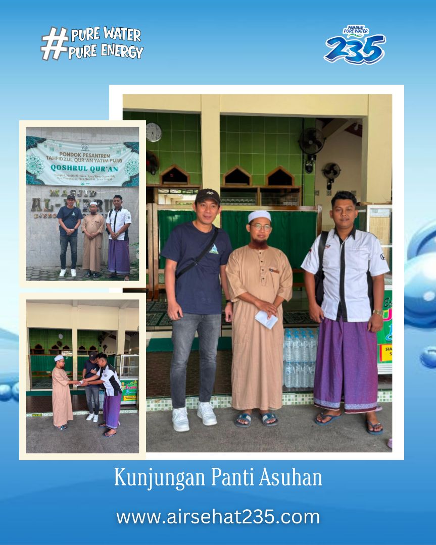 235 Healthy Water Berbagi Kebaikan Melalui Kunjungan ke Panti Asuhan di Kabupaten Boyolali, Jawa Tengah